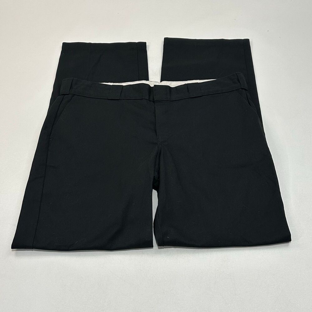 Dickies Women's Work Pants Black Original Fit 774 Straight Leg, Size 14T